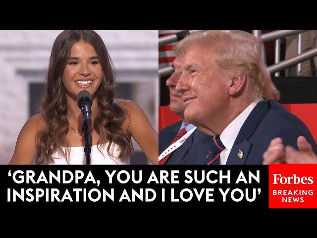 SURPRISE RNC MOMENT: Trump's Granddaughter Kai Comes Onstage And Praises Grandfather