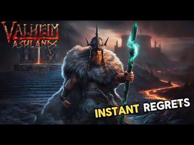 SETTING MYSELF UP FOR FAILURE | VALHEIM ASHLANDS GAMEPLAY S1 EP37