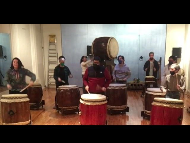 New York Adventure Club Taiko Workshop at Taiko Masala Dojo in BK NY