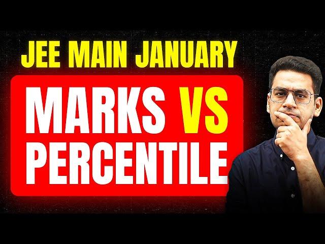 Marks vs Percentile in JEE Main 2025 January | MathonGo | Anup sir