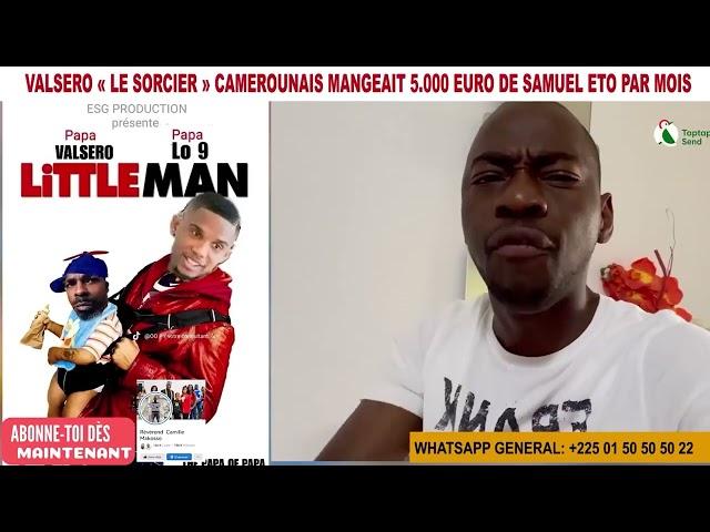 03min du peuple : VALZERO, LE CHANTEUR RAPPEUR MENDIANT ARROGANT ! (Steve Fah - Eto’o)