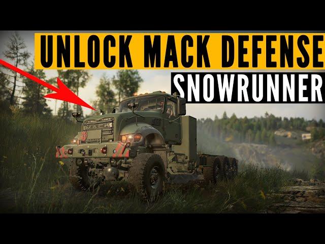 How to UNLOCK the Mack Defense M917 in SNOWRUNNER (Season 10: Fix & Connect)