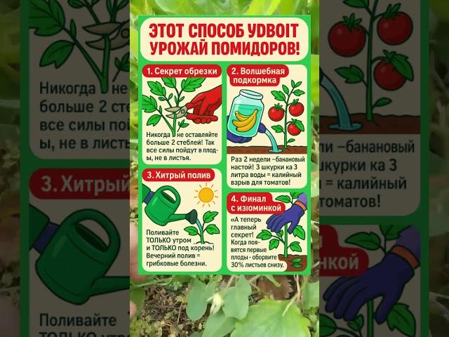  Урожай Помидоров с Этими 4 Секретами!