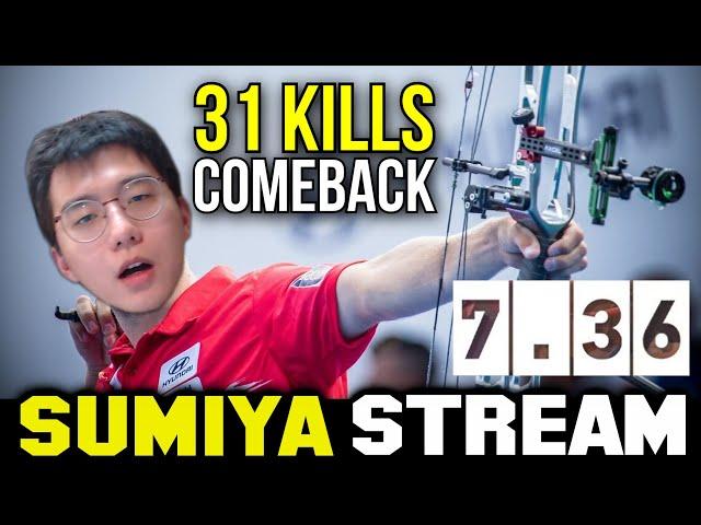 Sumiya Try Hard Comeback 31 Kills 7.36 New Patch