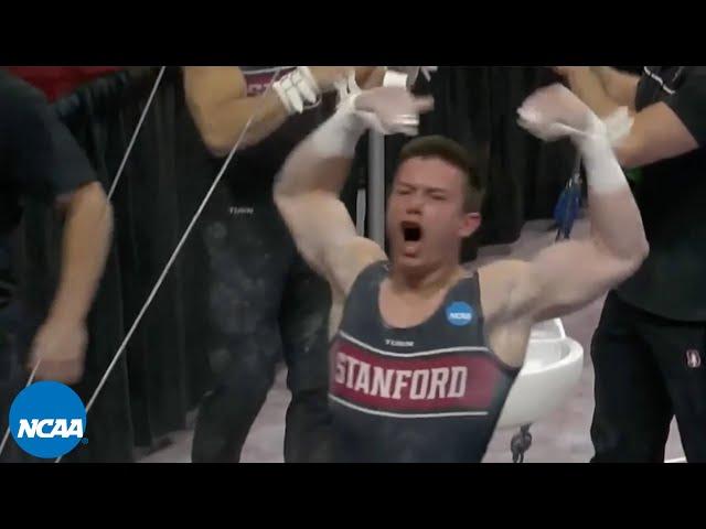 Brody Malone all-around title — 2021 NCAA men's gymnastics championship