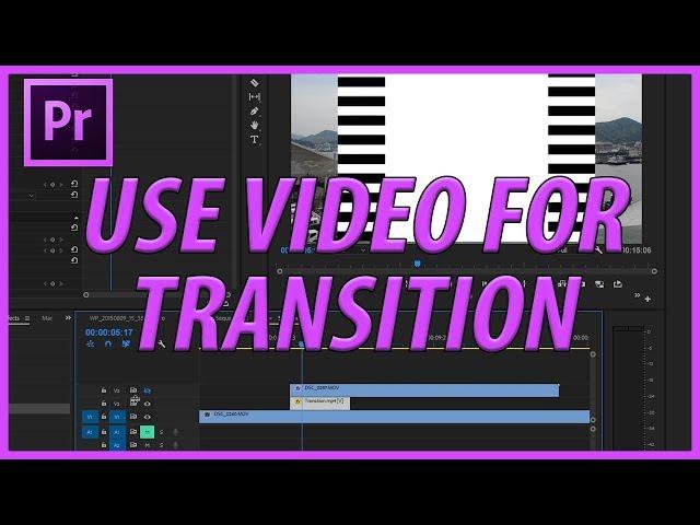 How to Use a Template Transition in Adobe Premiere Pro CC (2018)