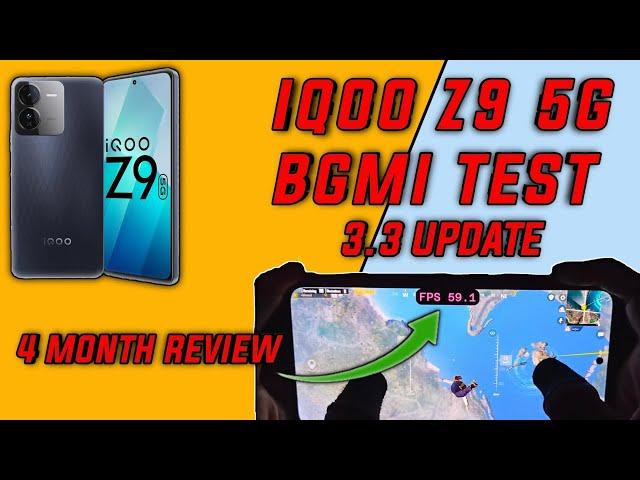 IQOO Z9 5G Bgmi 3.3 update Test  With FPS Meter | best gaming phone for bgmi under ₹20000 