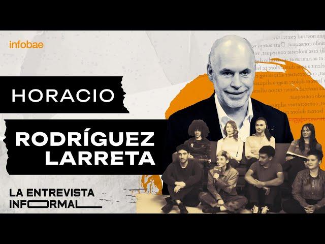 HORACIO RODRÍGUEZ LARRETA EN #LAENTREVISTAINFORMAL