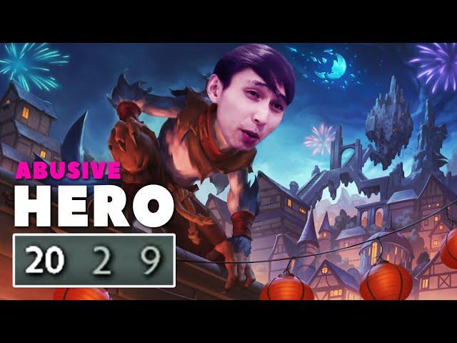 IF YOU ARE SPAMMING THIS HERO, YOU ARE AN ABUSER (SingSing Dota 2 Highlights #2326)