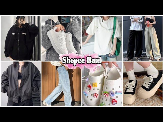 | Shopee Haul | Tổng hợp quần áo, giày dép trên shopee