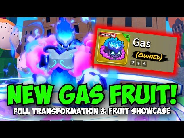 Getting the NEW GAS FRUIT TRANSFORMATION & Showcase in Blox Fruits New Update!