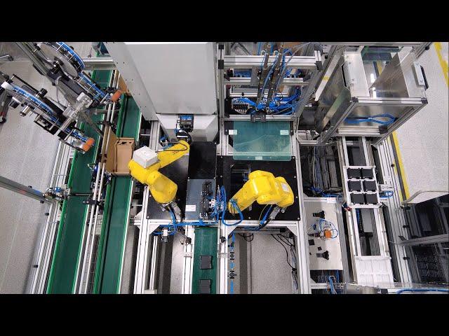 Industrial Router Assembly and Labeling Line