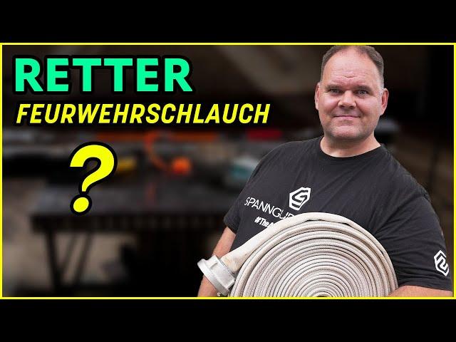 Der Feuerwehrschlauch als Kantenschutz für Spanngurte | Experiment #spanngurtcoach