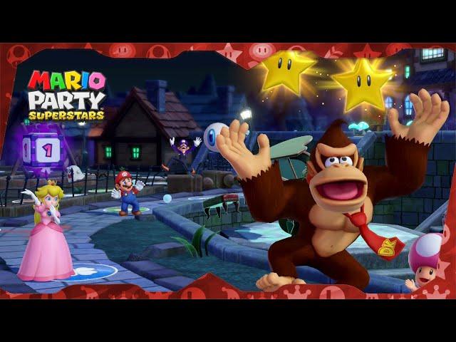 Mario Party Superstars for Switch ᴴᴰ Full Playthrough (All Boards, Donkey Kong gameplay)