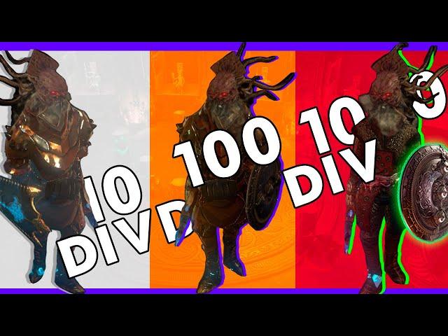 Я СОБРАЛ БИЛД ЗА 10, 100 и 1000 Divine orbs, ЧТОБЫ УЗНАТЬ КАКОЙ БИЛД ЛУЧШЕ arakali fang\клык аракали