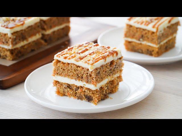 Soft And Moist Carrot Cake Recipe for Easter