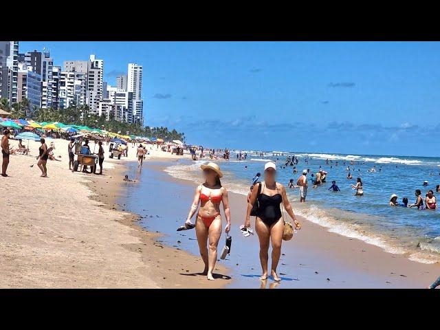 RECIFE 30 NOVEMBRO 2024 FINAL DE SEMANA NA PRAIA BOA VIAGEM PERNAMBUCO BRASIL