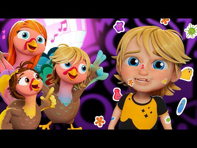 TURKEY DANCE REiMAGiNED - The Family Remix!!  Niko has STiCKER POX! Adley's TURKEY FEET doctor visit