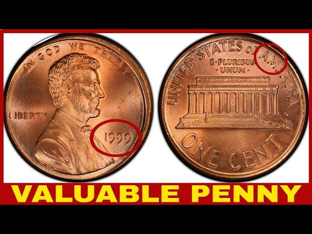 RARE 1999 PENNY WORTH MONEY IN YOUR POCKET CHANGE! RARE PENNIES TO LOOK FOR!!