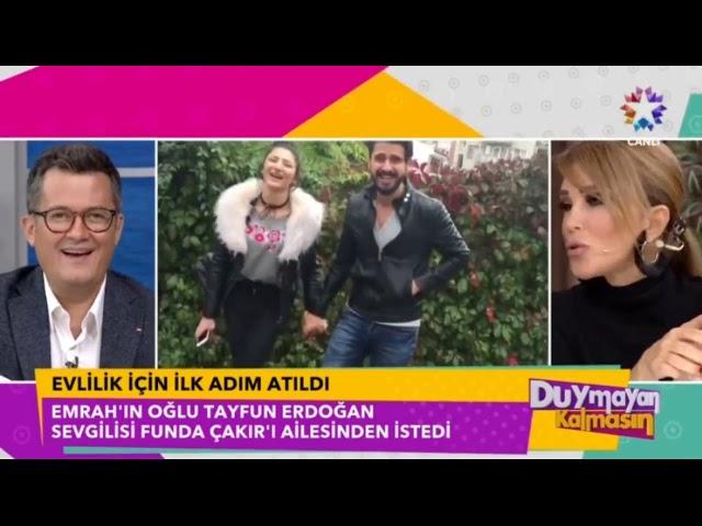 Emrah'ın Oğlu Tayfun Erdoğan Sevgilisi Funda Çakır'ı Ailesinden İstedi