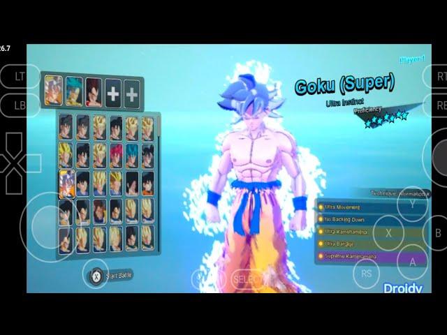 Dragon Ball Sparkling Zero UI GOKU Gameplay Winlator 8