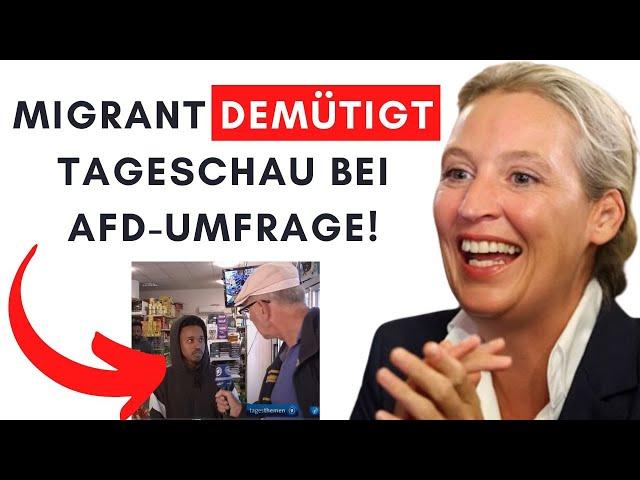 Migranten verteidigen die AfD! Tagesschau-Umfrage geht nach hinten los!