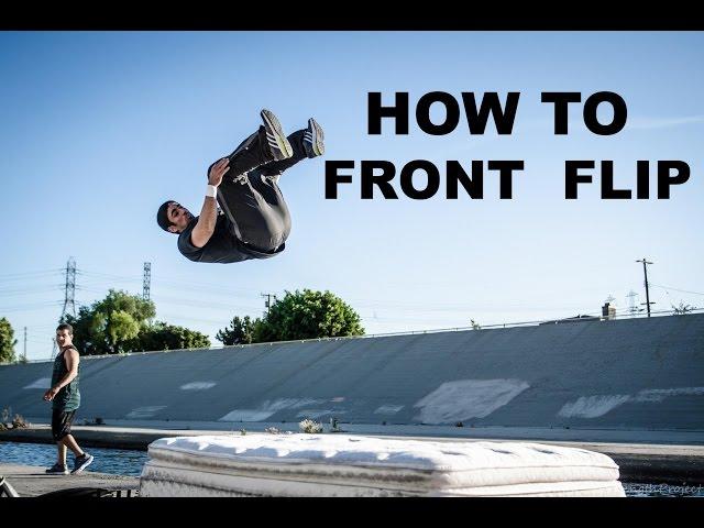 How to do a Front Flip/Tuck- Strength Project Street Tumbling Frontflip Tutorial Series