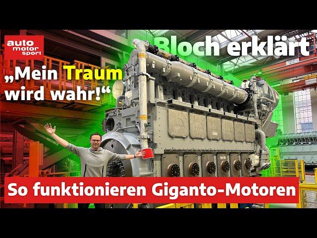 Die größten Motoren der Welt!  Bloch erklärt #248 | auto motor und sport