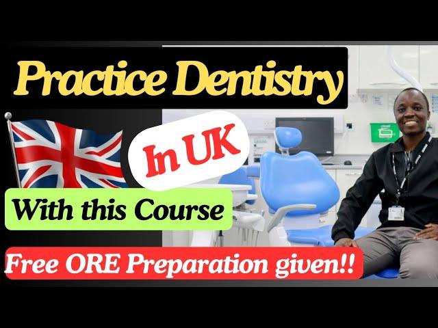 Practice Dentistry in the UK with this MSc. AGDP course in Birmingham| Free ORE Preps provided!