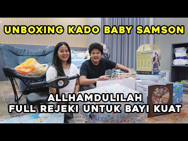 UNBOXING KADO UNTUK BABY SAMSON MAMA NENA "YULIA LORENA" SAMPEK NANGIS TERHARU