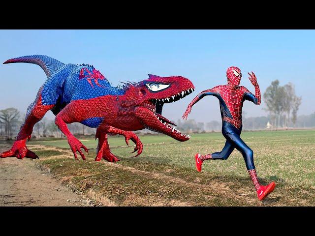 Homem-Aranha e os Dinossauros Aranha ( Histórias de Super Heróis )