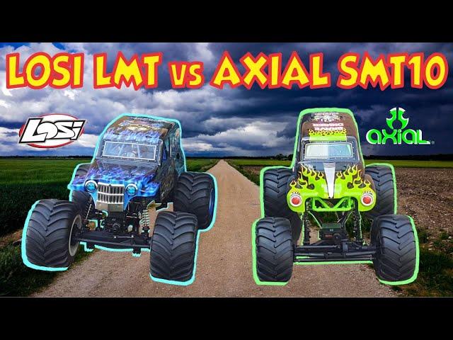 Losi Monster Truck vs Axial SMT10 - Best Solid Axle RC Monster Truck - Best RC Monster Truck