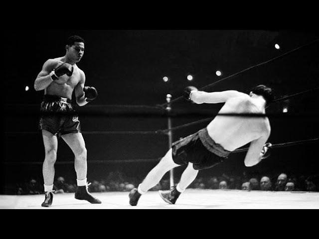 Boxing with Wilson Pitts-  Joe Louis hand checks