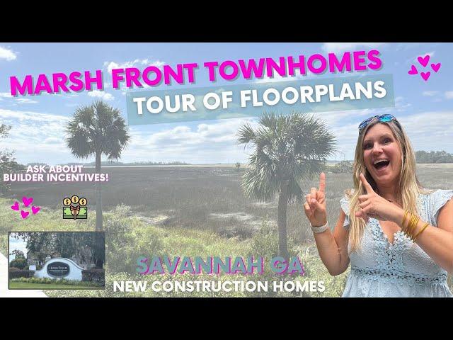 Affordable Marsh Front Townhomes in Savannah, GA