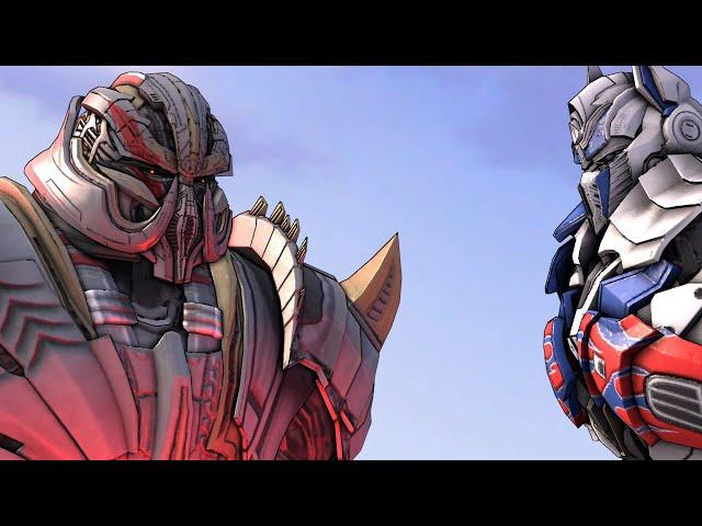 SFM - Bumblebee and Optimus Prime Vs Megatron! Transformers TLK Fight Scene Animation