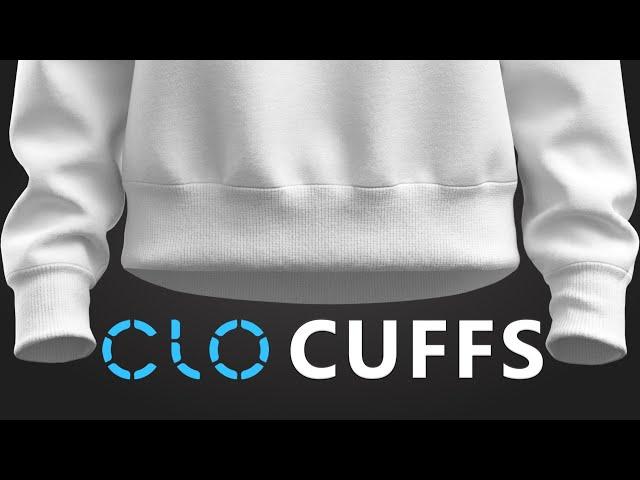 Realistic Rib Cuffs and Waistband | CLO3D Beginners Tutorial