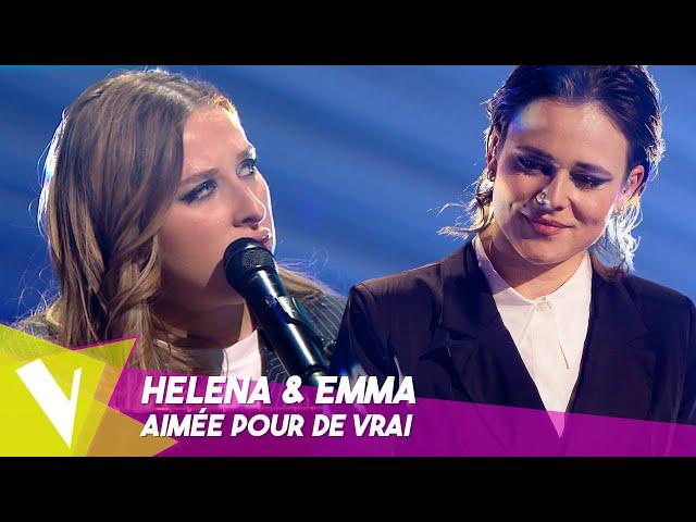 Helena Bailly - 'Aimée pour de vrai' ● Helena Bailly & Emma | Live 6 | The Voice Belgique Saison 11