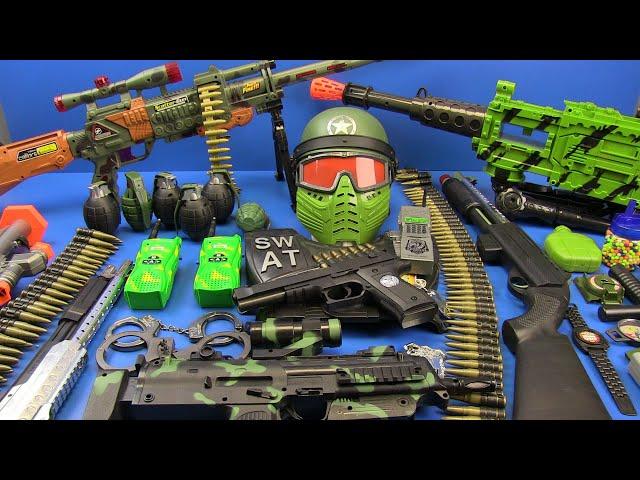 Plastic Guns Toys ! S.W.A.T. Guns & Equipment Toys-Box of Plastic Toys