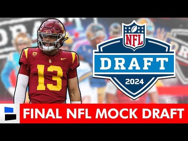 FINAL 2024 NFL Mock Draft: 1st Round Projections - WITH A Trade In The Top 5