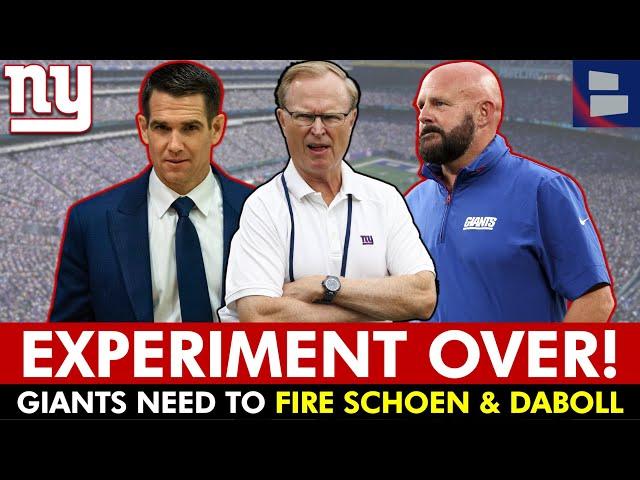 NY Giants Must Fire Joe Schoen & Brian Daboll