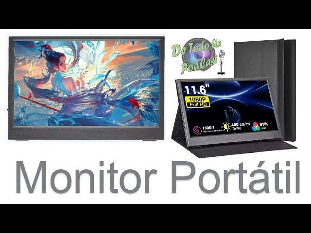 DTUP:  Monitor Portátil LS02 ️ 1080p HD 11.6" ‍