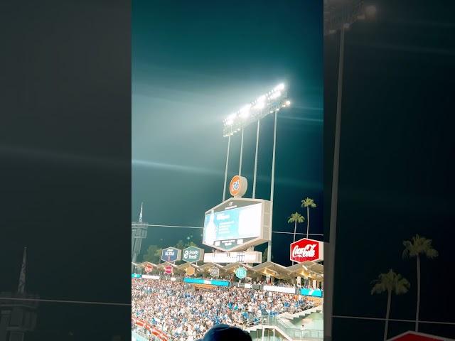 Dodger Stadium. The seventh inning!!! Let’s go Dodgers!!!
