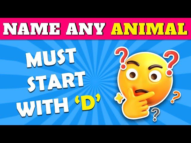 Avoid Saying The Same Thing As Me (GAME)  Alphabet Challenge 