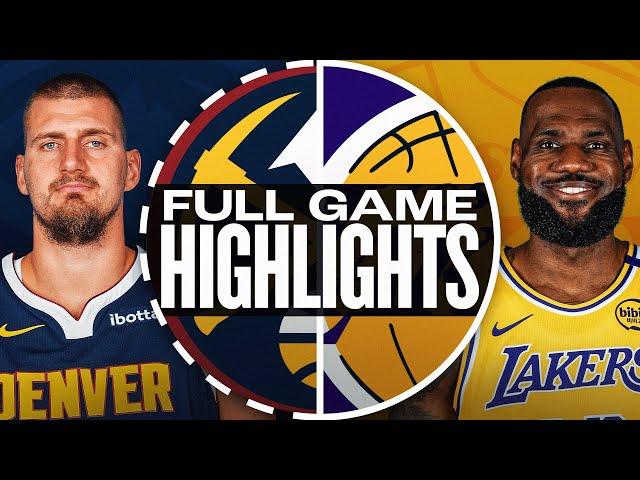 NUGGETS at LAKERS | FULL GAME HIGHLIGHTS | November 23, 2024