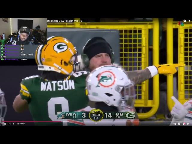 JuJuReacts To Miami Dolphins vs Green Bay Packers | 2024 Full Game Highlights