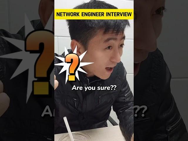 Funny moments in a network engineer interview.