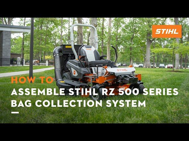 How to Assemble: STIHL RZ 500 Series Bag Collection System | STIHL Tutorial