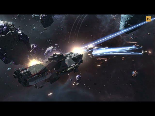 Обзор кораблей Infinite Lagrange:  Звездный тральщик, ионный крейсер, новый временный чертеж.