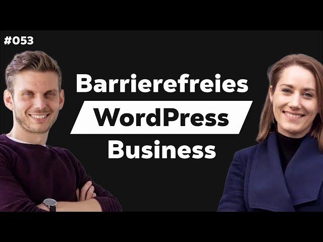 Praktische Tipps für Barrierefreie WP Projekte | m. Nina Jameson & Tobias Roppelt #053