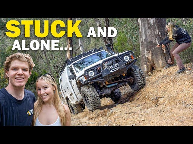 My Girlfriend had to save my 4x4...